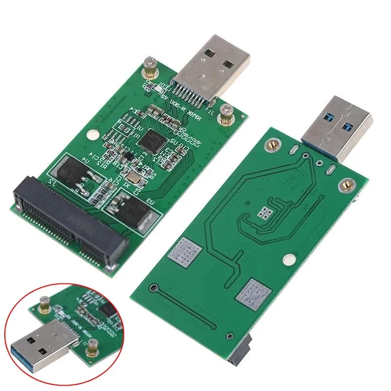 

1 шт., внешний конвейер Mini USB 3,0 на PCIE mSATA SSD PCBA