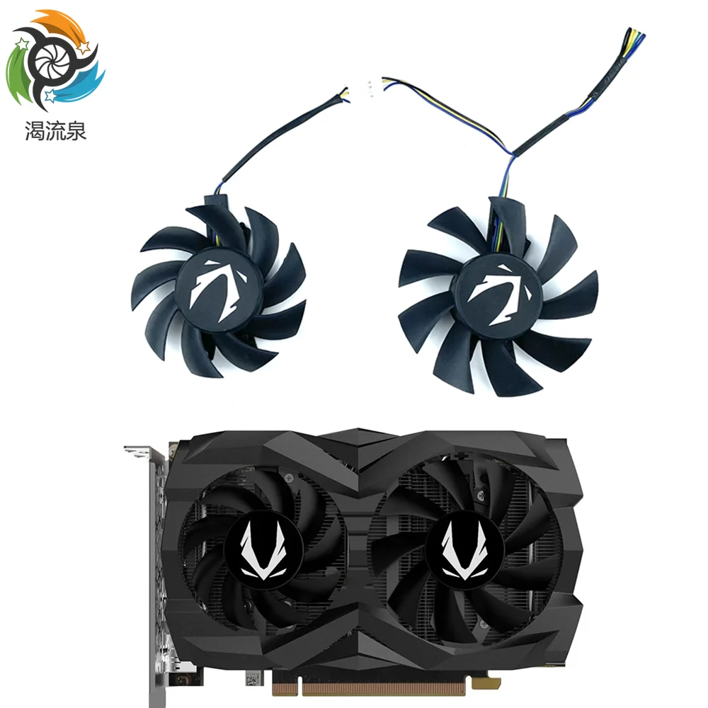 

New GA72S2U GA82S2H DC12V 0.32A 4Pin Cooling FAN For ZOTAC GAMING GeForce GTX 1660 SUPER 1660Ti Twin Fan ZT-T16620F-10L