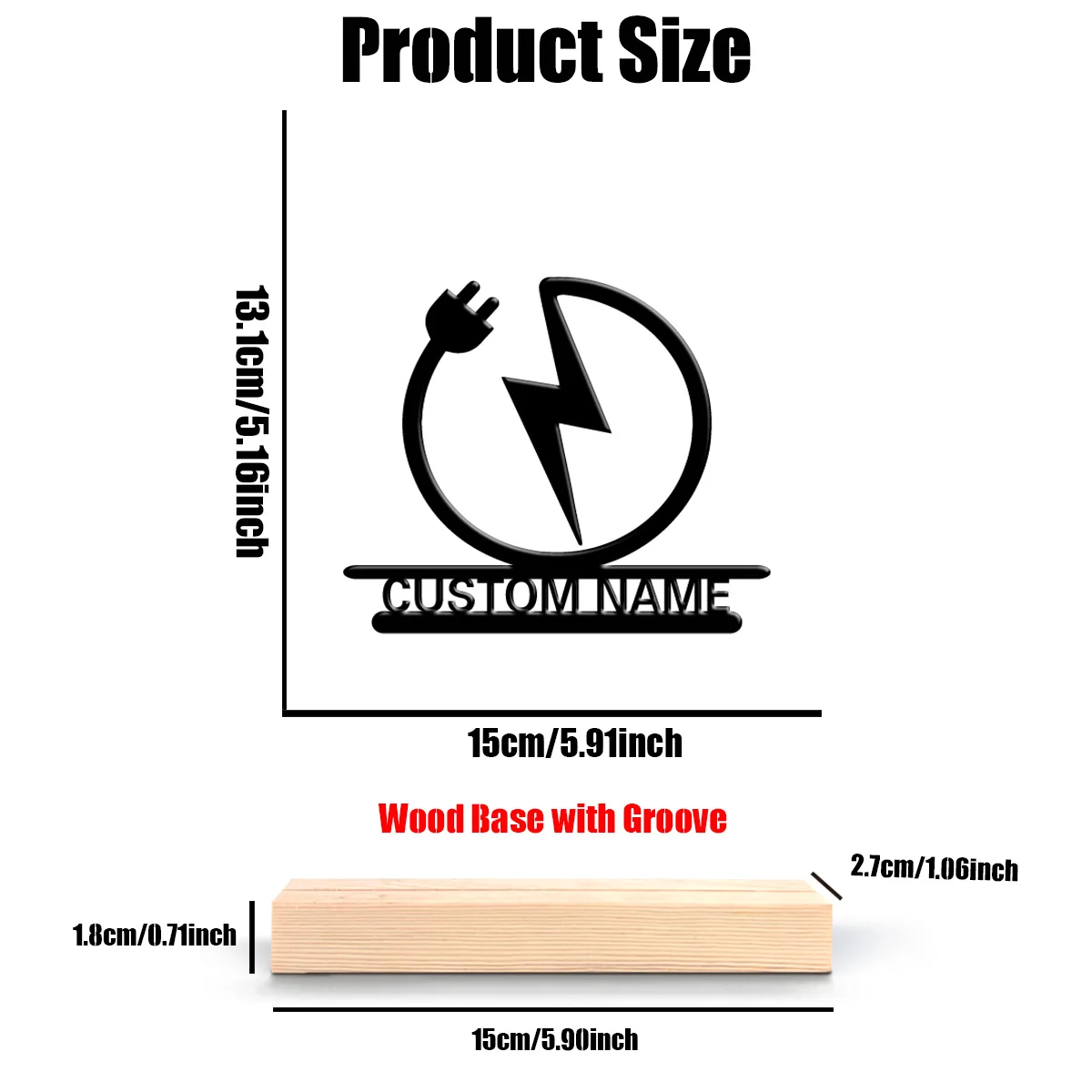 1 قطعة أزياء شخصية مخصصة مهندس كهربائي تماثيل معدنية فن معدني مع قاعدة خشبية منضدية مع موضوع الذكور