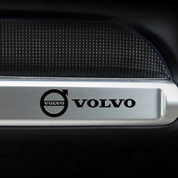 5Pcs Aluminium Metal Car Styling Badge Stickers For Volvo Polestar AWD V50 S60 XC60 S40 XC40 XC90 V60 S80 S90 V90 V70 T6 V40 S70