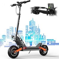 Electric Scooter 48 V/60 V 13/18/26 Ah Maximum Load 150 kg 10 Inch Tyres One Folding Electric Scooter with Turn signs, Horn (S5/S10S)