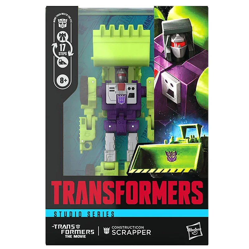 Pre-Sale Hasbro Transformers Studio Series Constructicon Scrapper Part of Devastator 17Cm Original Action Figure Model Toy