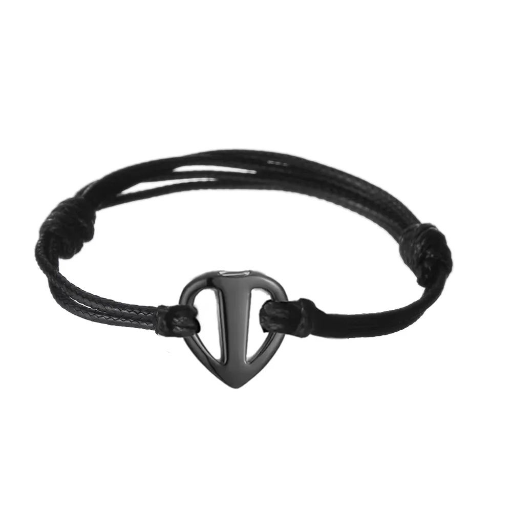 Herzförmige Urne Lederarmband für Asche Edelstahl-Andenkenhalter Verstellbares Asche-Armband für Frauen und Männer – Detail 2