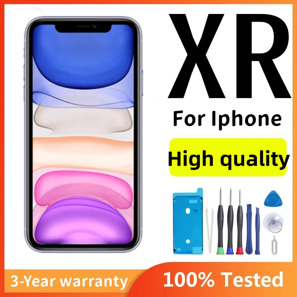 

RLZCXZ-3D Touch Screen Replacement, Factory Display Oled, 100% New Premium LCD for iPhone XR