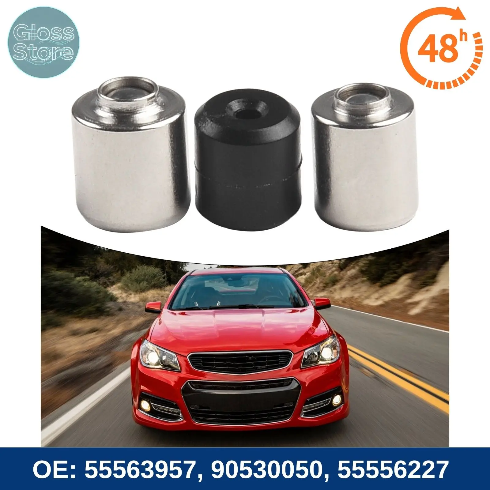 3pcs Car Oil Flow Valve 55563957 90530050 55556227 For Chevrolet For Sonic Restrictor Valve Check Oil Flow Direct Replacement