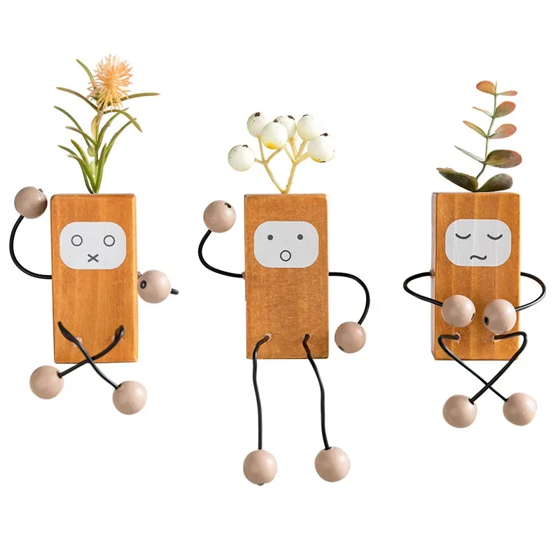 

:Nordic Style Hanging Feet Doll, Small Ornaments, Modern Home, Living Room, Desktop Cute Decorations, Creative Wooden Crafts