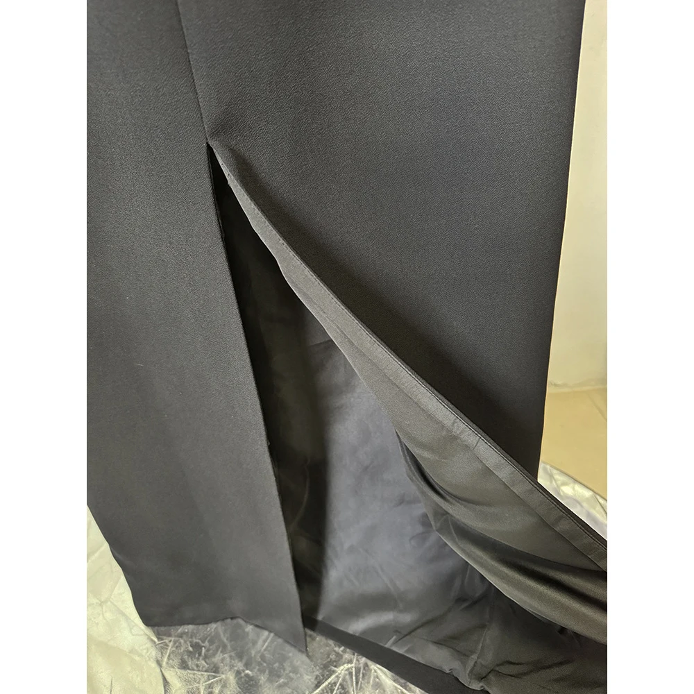 Elegant Evening Dresses Designer Party Vestido Women's Formal Birthday Long Sleeve Diamonds Beading Long Maxi Dress فساتين سهرات