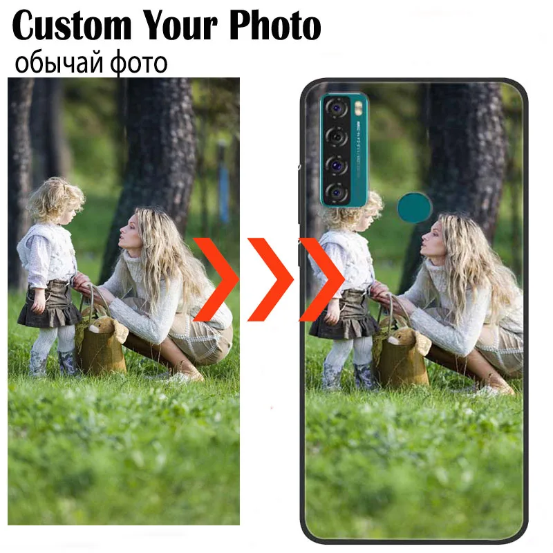 Customized Phone Cases For TCL 20 SE T671h 6165A 6165h 20B 20S 20L 20E 20R TCL 30 SE DIY Cover Design Photo Picture Image Fundas