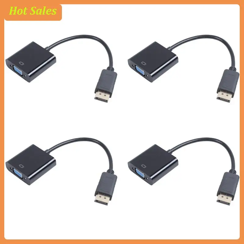 

AA05 4X 1080P DP Displayport Male To VGA Female Converter Adapter Cable Stock