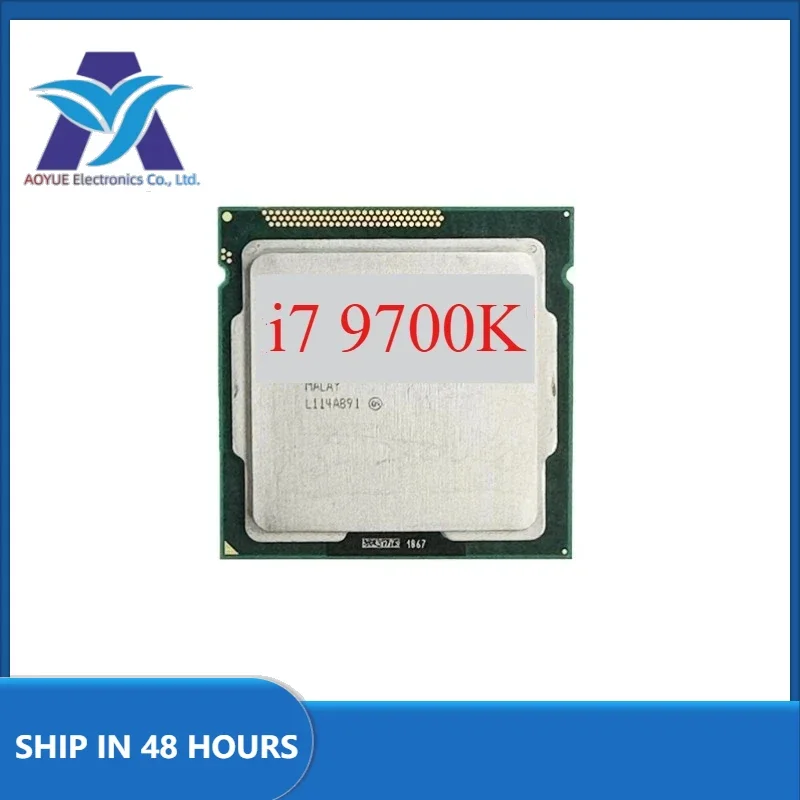 1pcs/lot perfect test Core i7-9700K i7 9700K 3.6GHz Eight-Core Eight-Thread LGA 1151 cpu processor