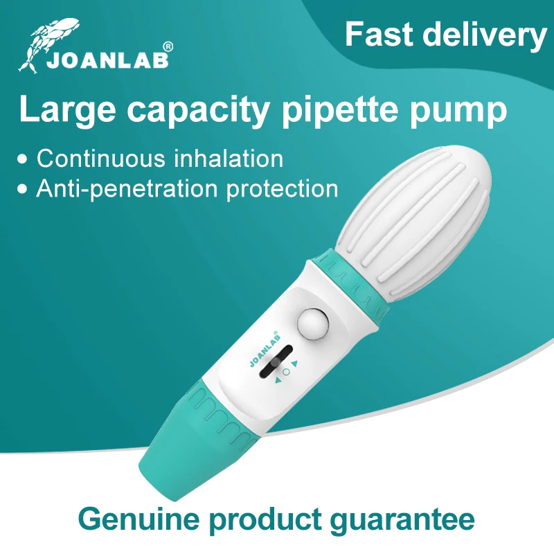 JOANLAB Pipette Large Volume Manual Pipette Pump Laboratory Liquid Sampler Lab Equipment Supplies Capacity: 0.1-100ml