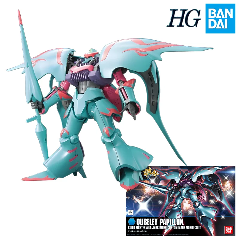 

Оригинальная фигурка Bandai HG 1/144 QUBELEY PAPILLON GUNDAM BUILD FIGHTERS Aila Jyrkifrika CUSTOM MADE MOBILE SUIT