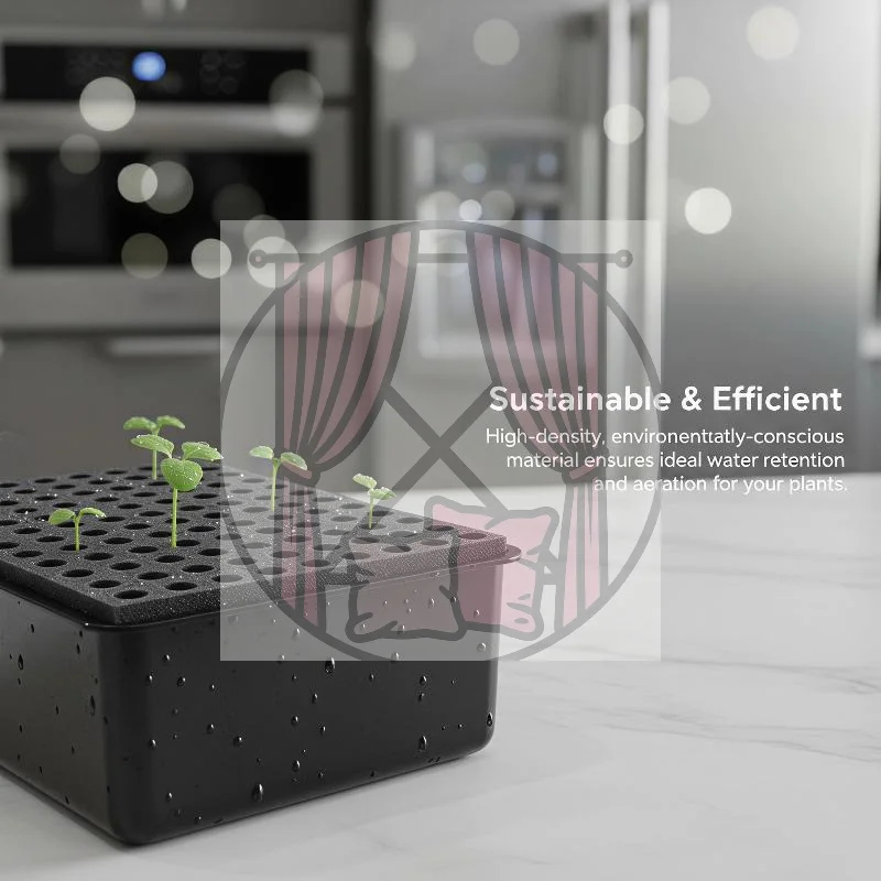 100Pcs/sheet Hydroponic Plant Sponge Garden Cultivation Seedling Soilless Culture Planting Tools Vegetables Nursery Trays