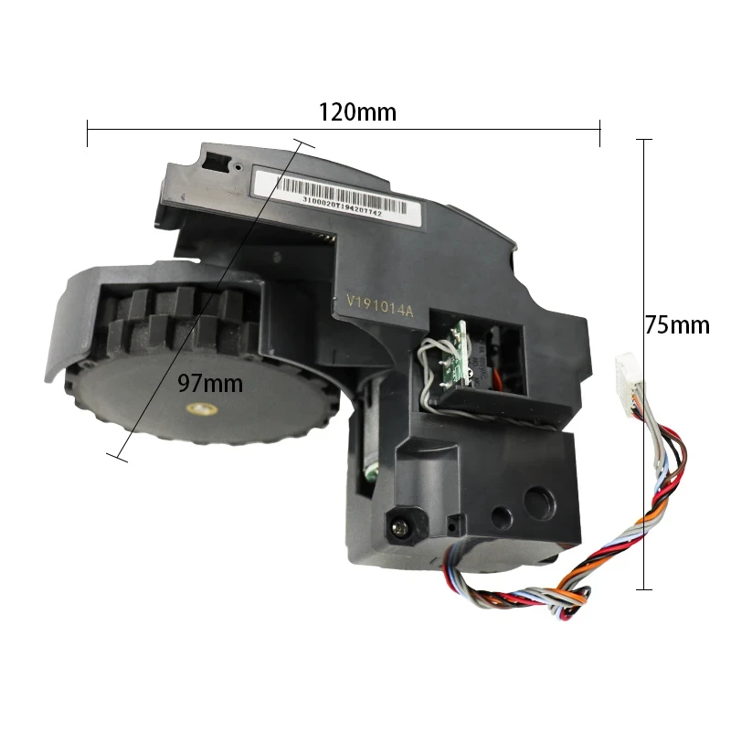 Roborock-Viagem Roda Direita e Esquerda Roda Módulo Peças de Reposição, varrendo Acessórios Robô, S6, S60, S61, S65, Original