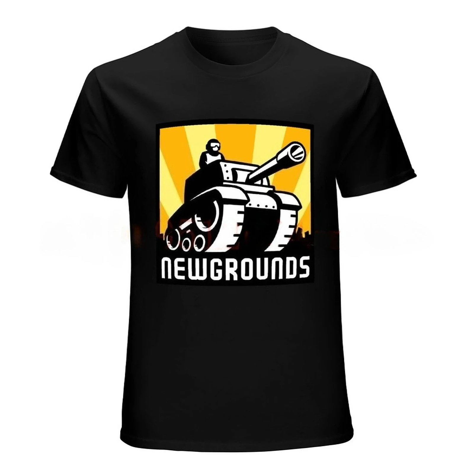 Newgrounds Logo Artwork Classic T-Shirt Tee Women Clothing Vintage Aesthetic Clothes Graphic T Shirts Fashion Personality Y2K