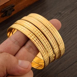 Fashion Dubai Jewelry Gold Color Bangles For Ethiopian Bracelets Ethiopian Gift