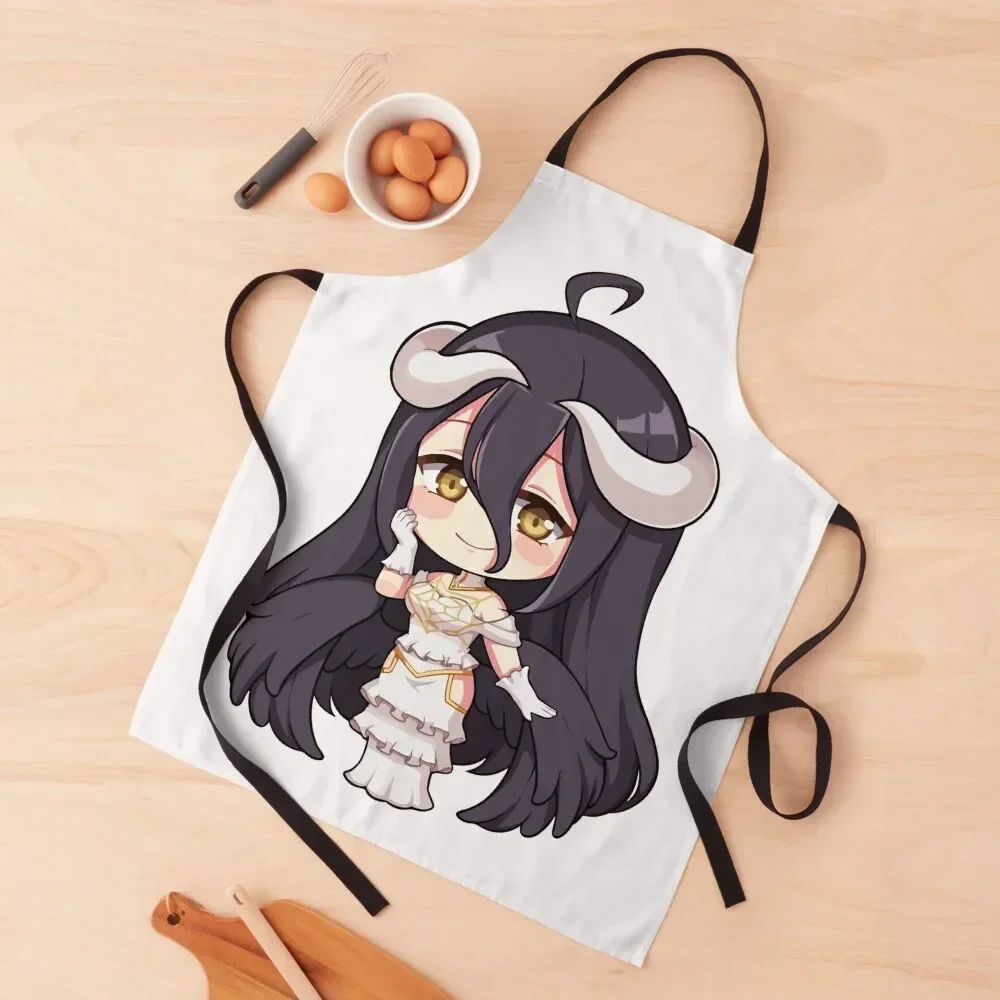 Albedo Chibi Apron Waiter Uniforms Kitchen Apras For Women carpenter Apron