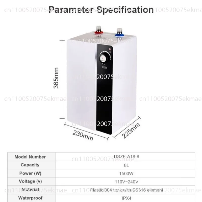 12V Storage-type Electric Water Heater for Motorhomes