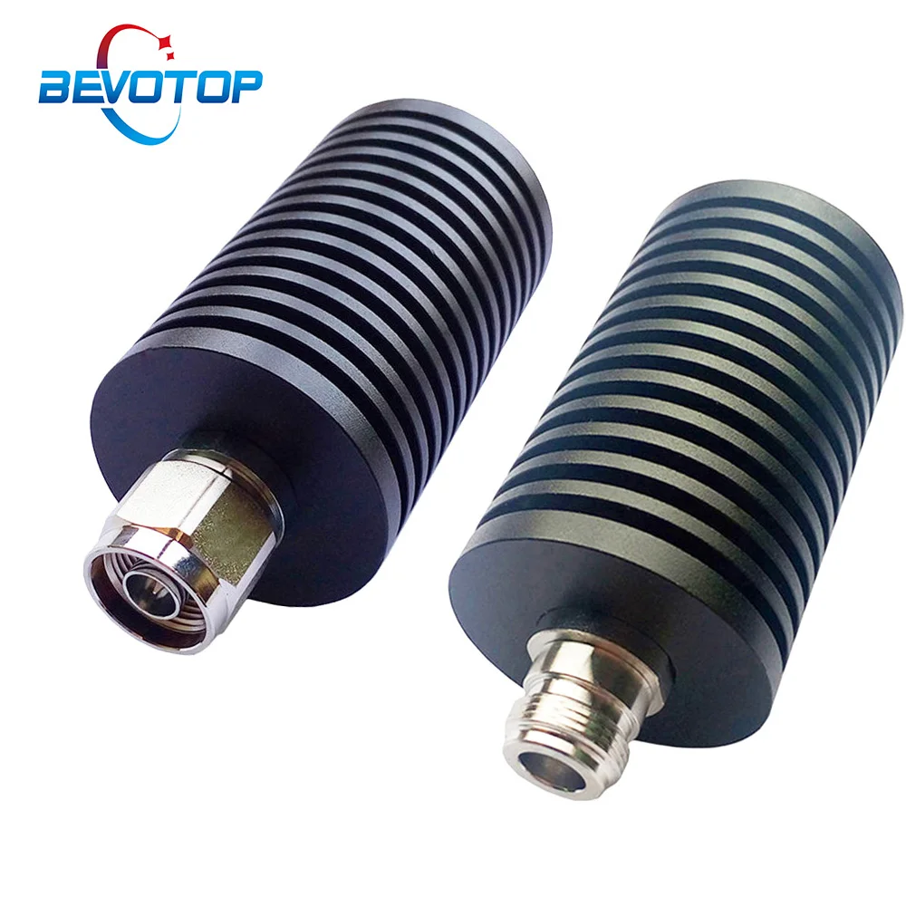 50W 3GHz N Male/Female Connector RF Coaxial Termination Dummy Load 3GHz 50ohm Nickel Plated RF Accessories