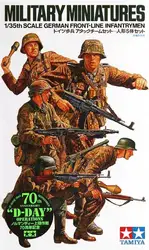 Tamiya 35196 1/35 Scale German Front-Line Infantrymen (Plastic model)