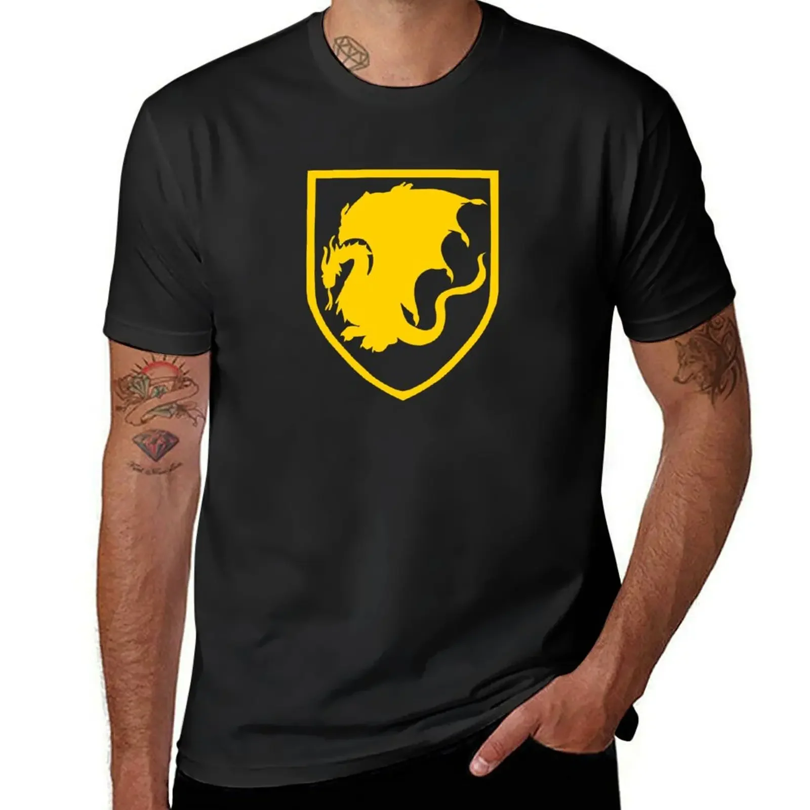 Pendragon crest T-Shirt graphic t shirts customs men tshirt