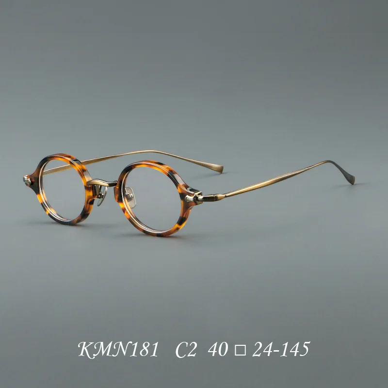 

Classic Retro Round Glasses Frame for Men Myopia Reading Glasses Prescription Custom Lens Women Optical Vintage Glasses KMN181