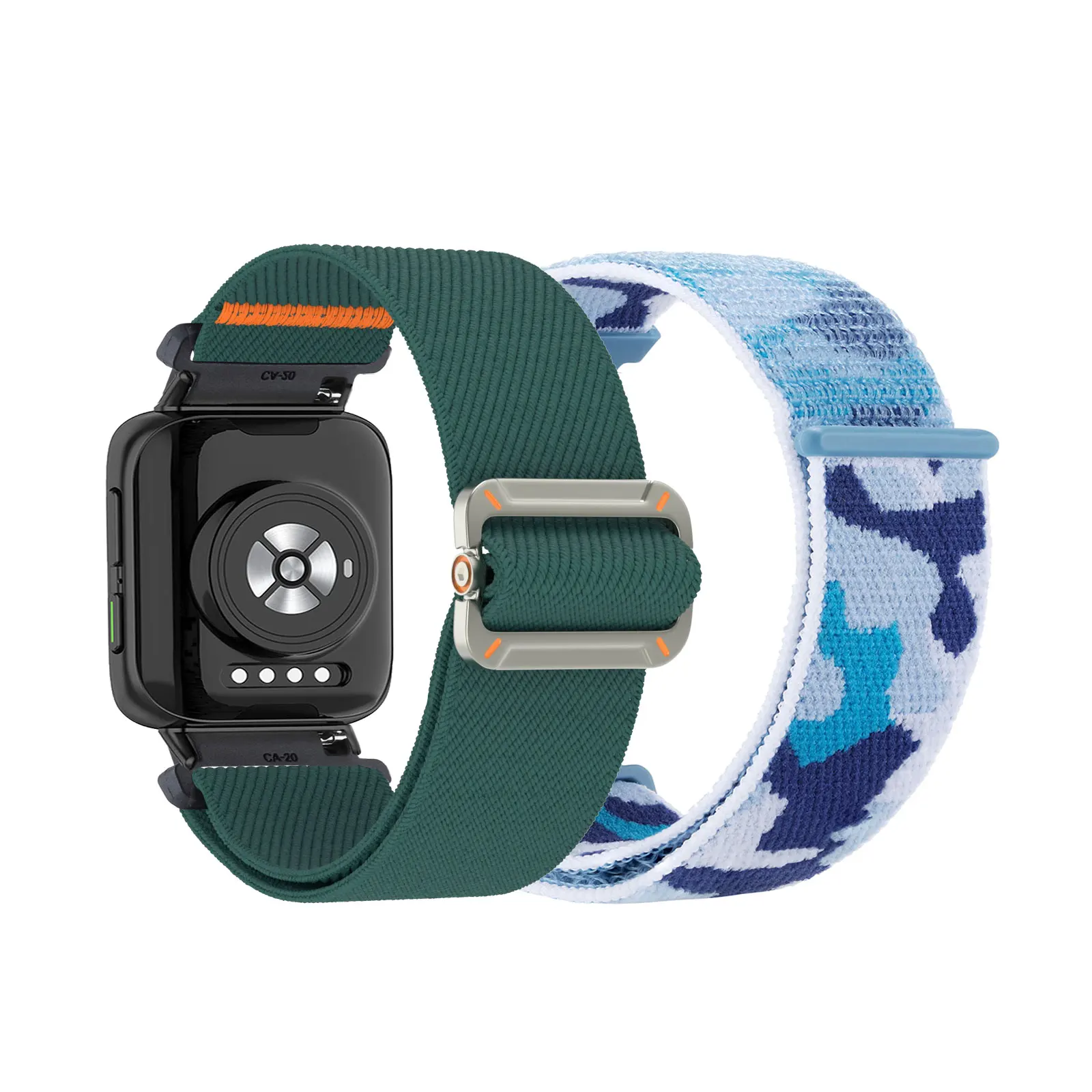 

2pcs Nylon Bands for OPPO Watch 41mm Band, Elastic Nylon Sports Strap