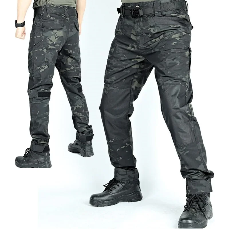2026 New Men's Work Pants: Waterproof, Stain-Resistant, and Durable Color-Block Utility Trousers (Ideal for Auto Repair) - view 6