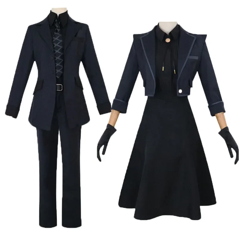 Film Draco Malfoy Costumi Cosplay Uniforme scolastica nera Vestito per ragazzi e ragazze Gioco di ruolo Vestito di carnevale di Halloween