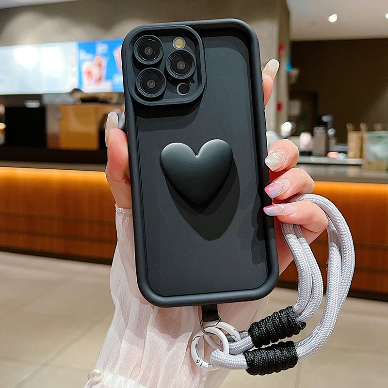 حافظة لهاتف Tecno Pop 9 Tecno Spark Go 1 Spark Go 2025 مع حافظة هاتف بحبل حزمة كاملة غطاء حماية ناعم مقاوم للصدمات غير لامع