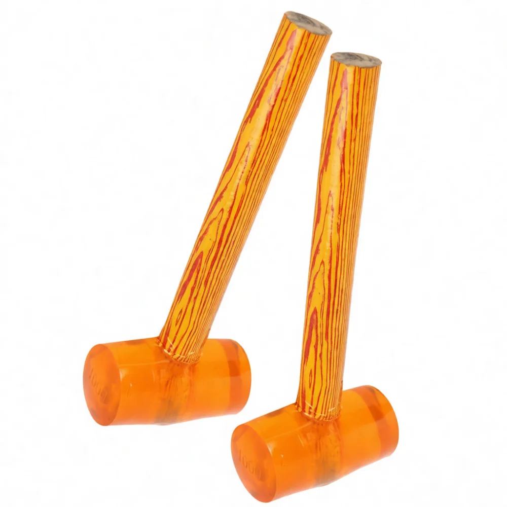 Versatile Rubber Mallet Soft Hammer Wood Grip For Home Repair Decoration Tile Flooring Assembly Hand Tool Set