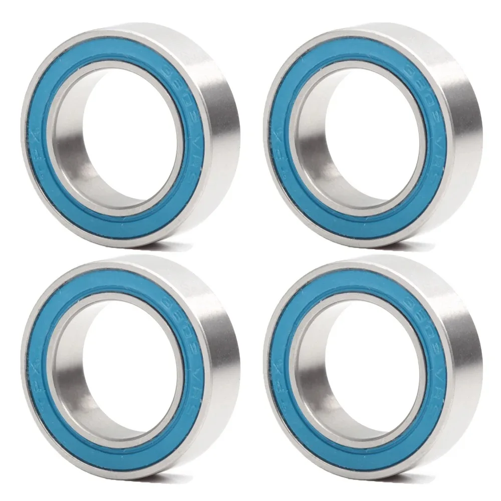 AliExpress FUSHIPRO 4PCS 3801-2RS MAX Bearing 12*21*7 mm Double Row Full Balls Bicycle Suspension Pivot Repair Parts 3801 Ball Bearings