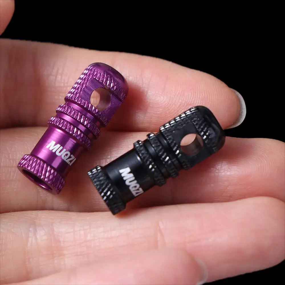2PCS 2 in 1 Presta Valve Stem Cap Anti Corrosion Aluminium Tubeless Tire Valve Cap Wear Resistant Colorful