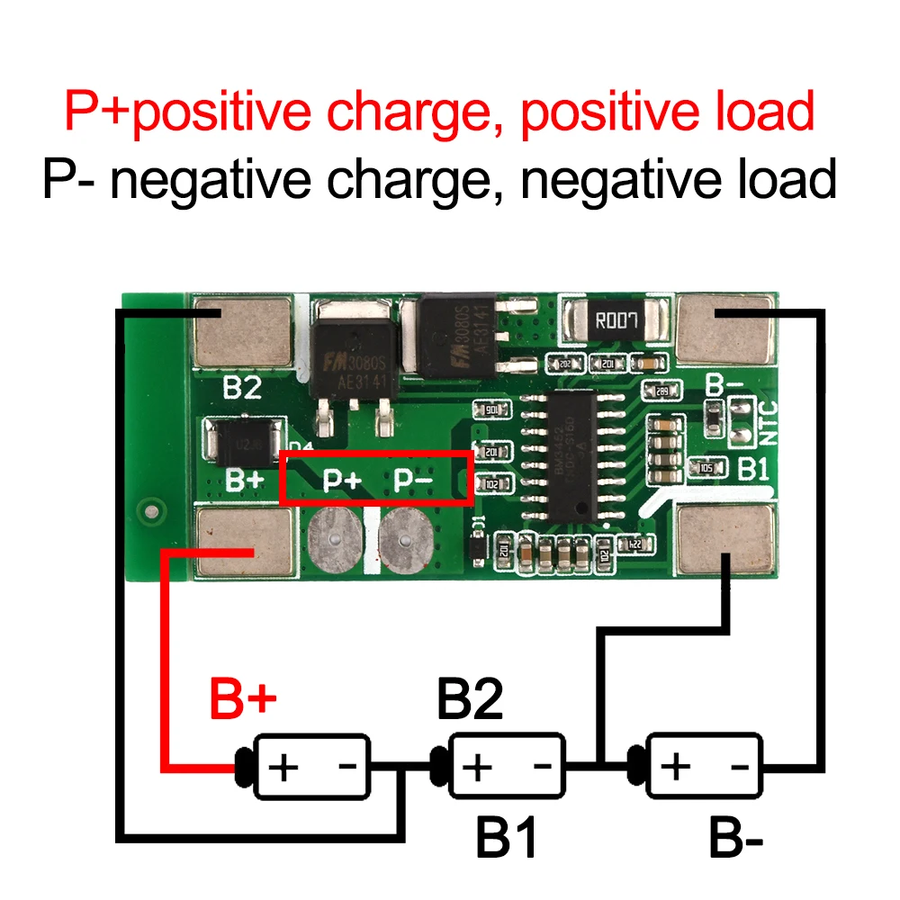 3S 7A Li-ion Lithium Battery 18650 Charger PCB BMS Protection Board 12V 11.1V 12.6V Prevent overcharge