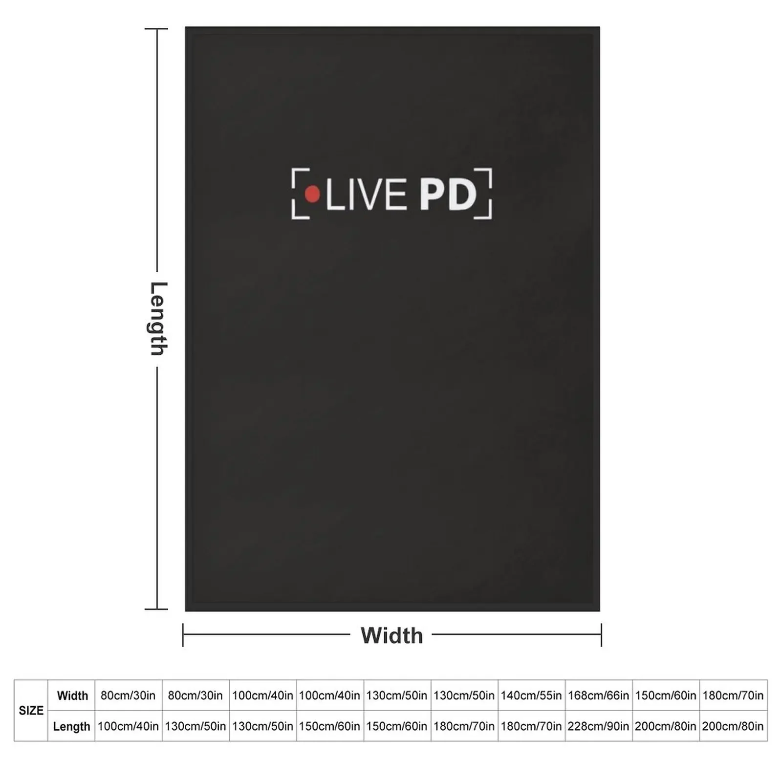 BEST SELLER - Live PD Merchandise Essential T-Shirt Throw Blanket Soft Plaid Vintage Camping Hair Blankets