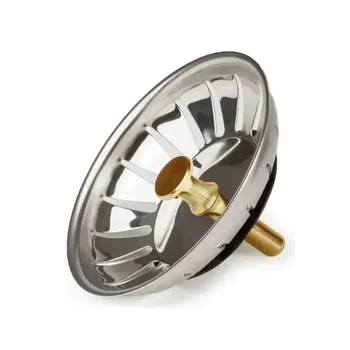 1/2 adet Paslanmaz Çelik Yedek Süzgeç 80mm Mutfak Su Havzası Lavabo Süzgeç Süzgeç Süzgeç Ev Atık Fiş Stoper Filtre