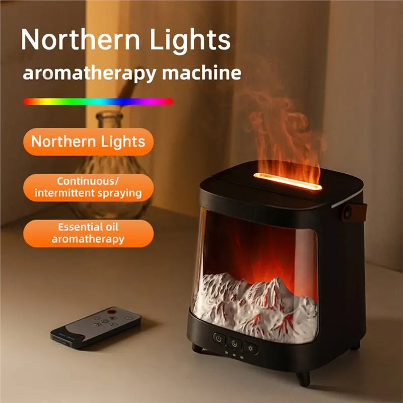 Hot Sale-Northernlights Aroma Humidifier 200Ml USB Powered Diffuser 7 Color Lights Dual Mist Modes Ultrasonic Aromatherapy Funct
