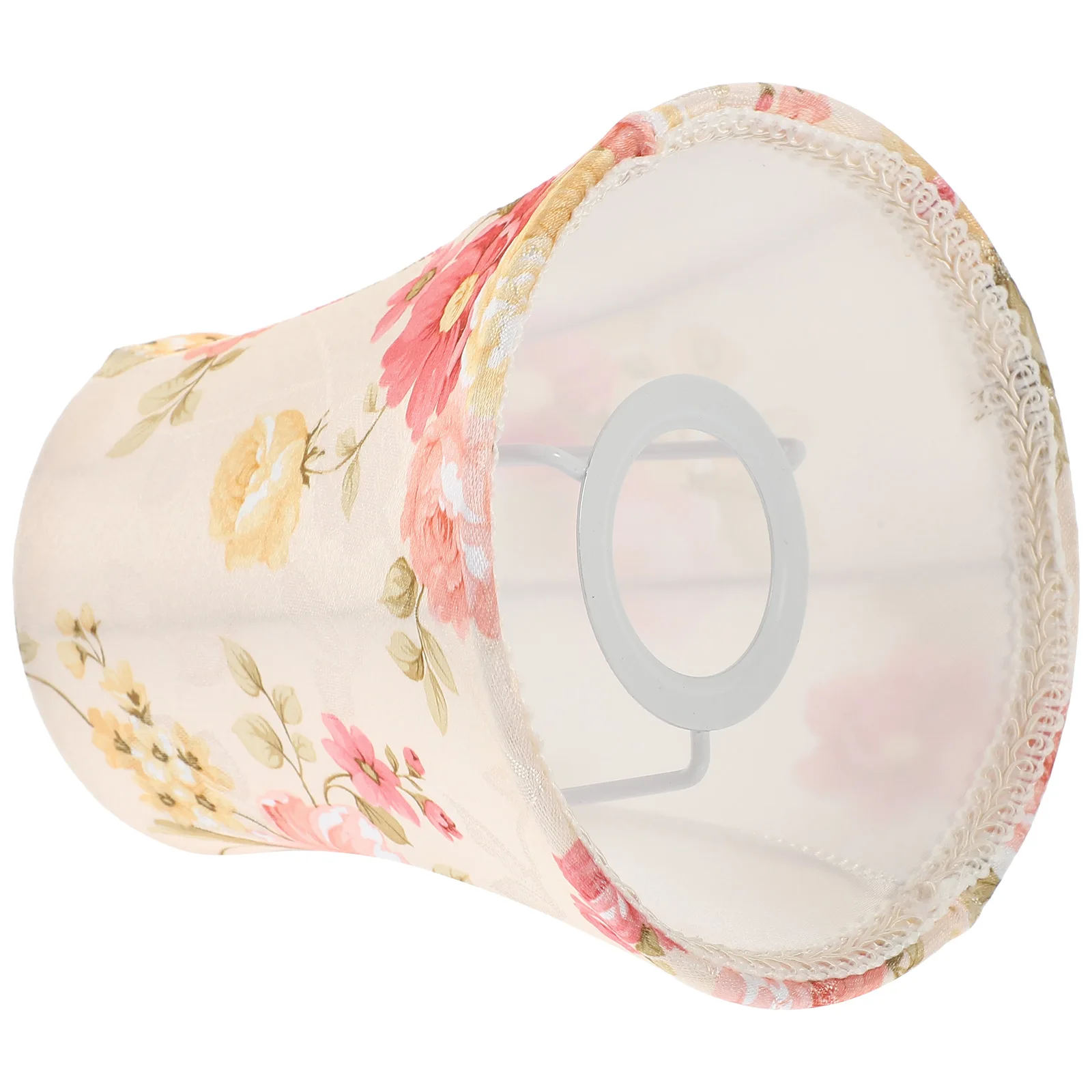 Fabric Lampshade 15CM Bottom Cloth Material Lightweight Cover for Desk Table Lamps Replacement Shades Simple Design Bedroom