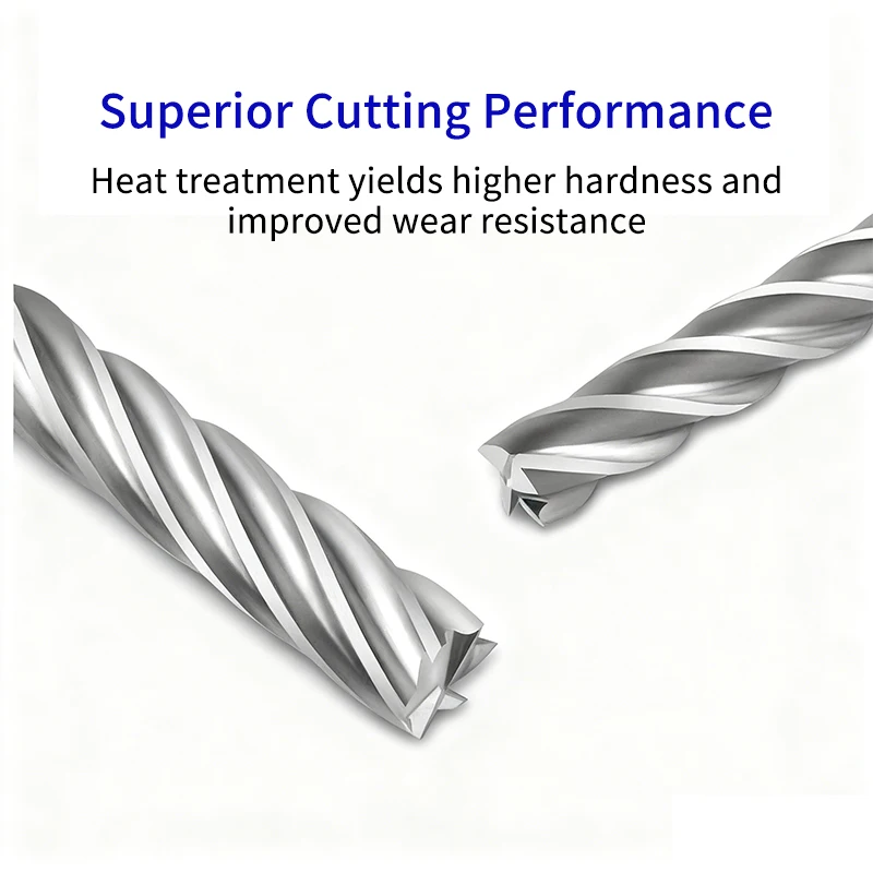 JRDS Flat Head EVA Foam Milling Cutter High Speed Steel EPS Engraving Tool CNC Router 3D Engraving End Mill For Foam Cutting Bit