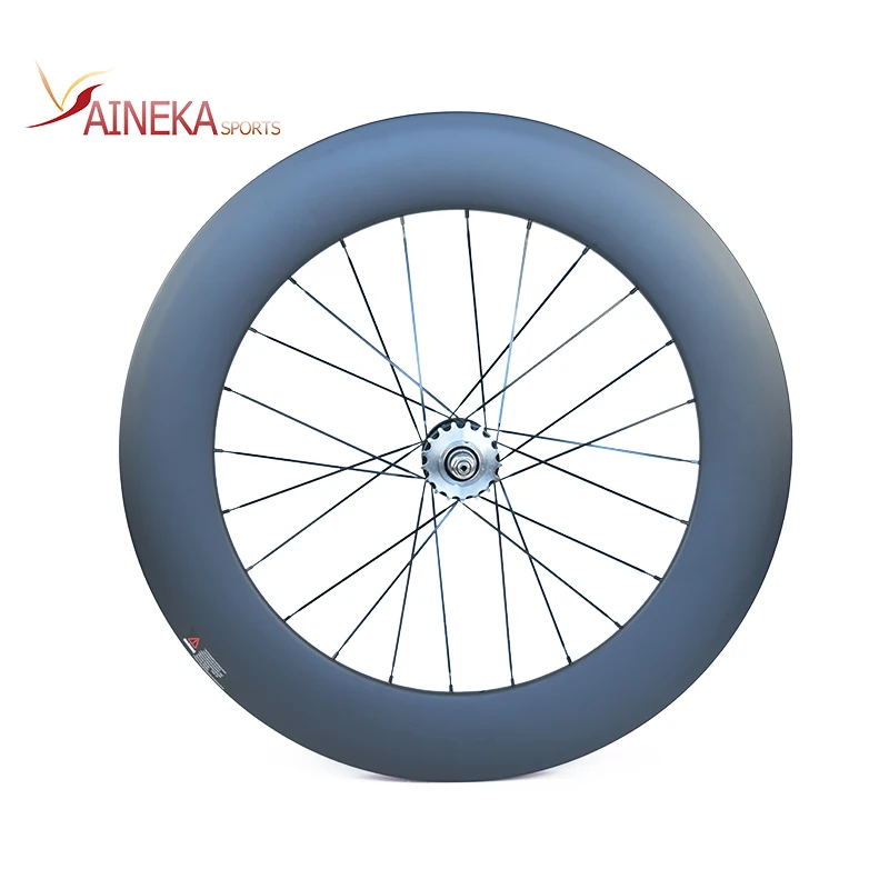 700C Clincher wheels Carbon Road Bike Fixed Gear Wheels 88mm Depth 23/25mm Width UD Matte 1 pair clear stock