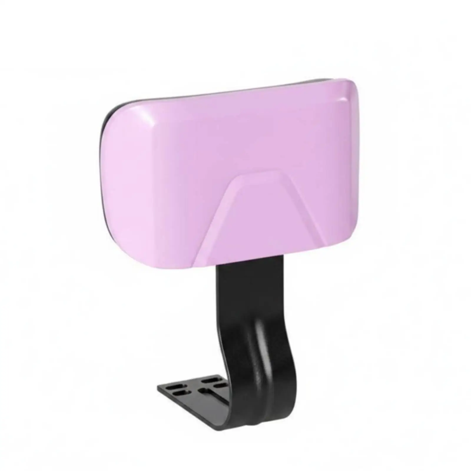 Padded Motorcycle Rear Backrest Cushion for Bike Passenger Waist Support Smooth Shell Modern Touch Universal Three Hole Fit