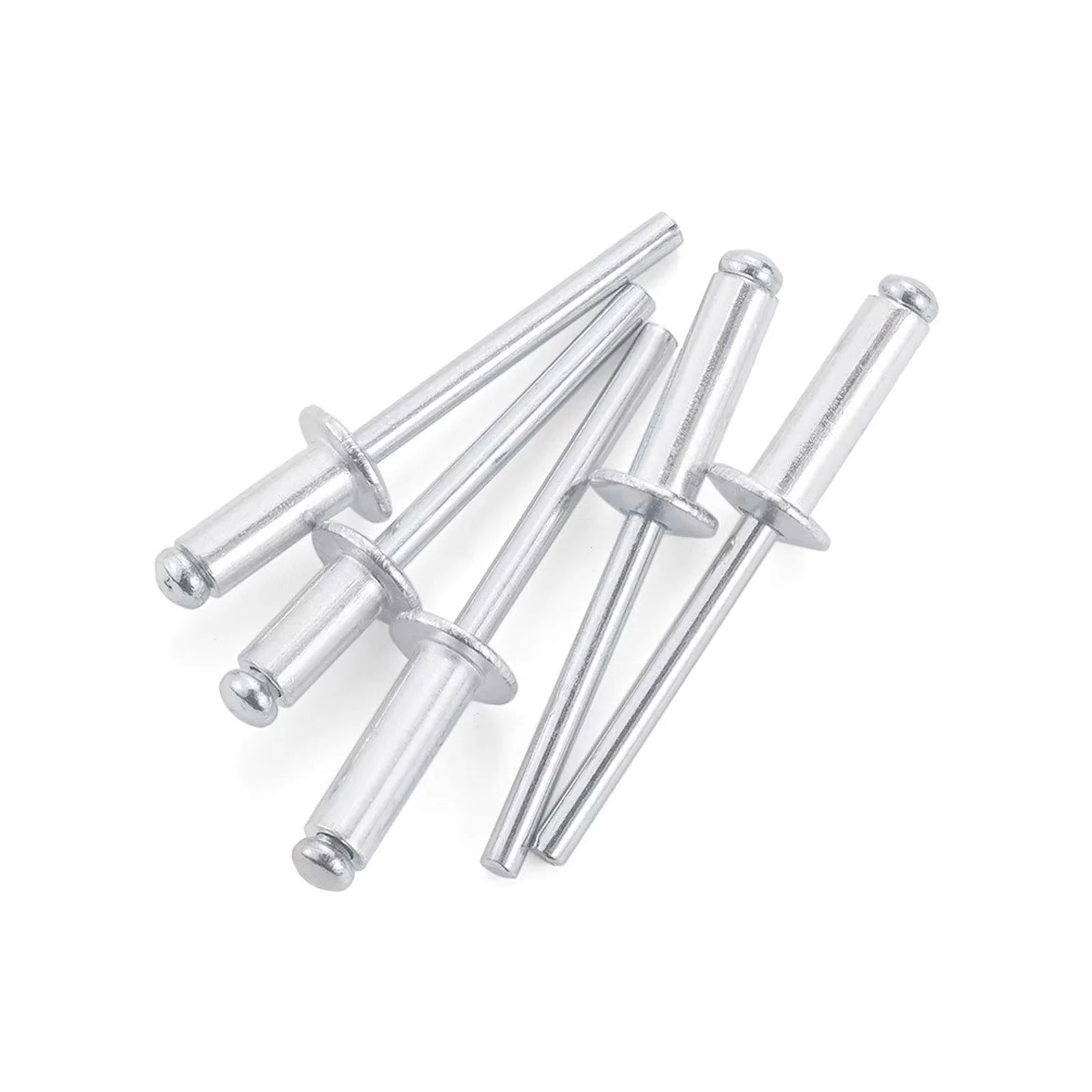 5/50ps GB12618 M2 M2.4 M3 M3.2 M4 M5 M6 M6.4 Aluminium Dome Round Pop Open Hollow Core Pulling Blind Dropper Self-plugging Rivet
