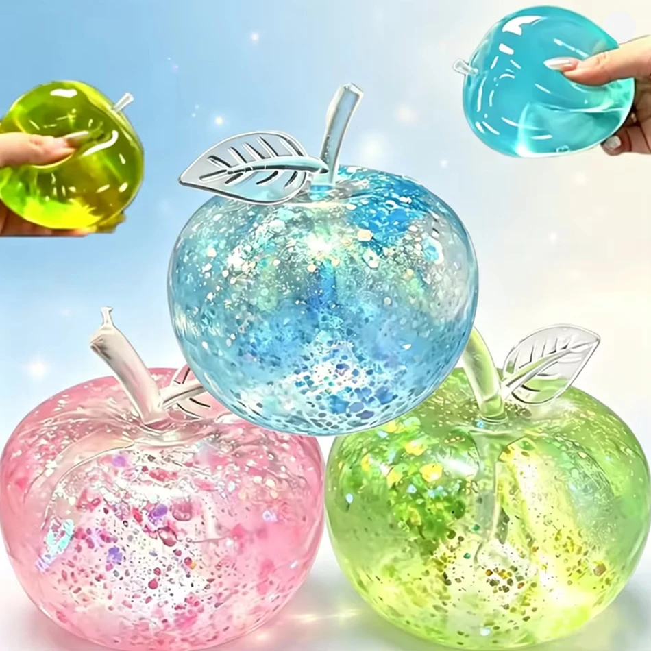 In stock Maltose Apple Strawberry Mango Squishies decompression toy slow rebound adult decompression artifact Fruit Squishies