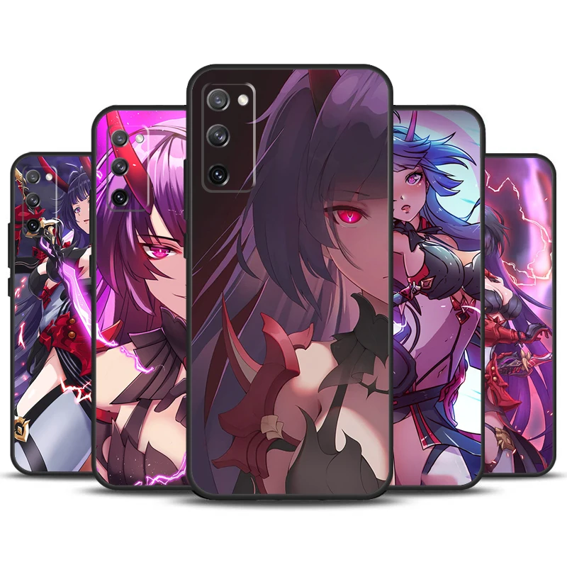 Herrscher of Thunder Honkai Impact 3 Phone Case For Samsung Galaxy S23 S24 Ultra S22 S20 S21 FE Note 20 10 S8 S9 S10 Plus Cover