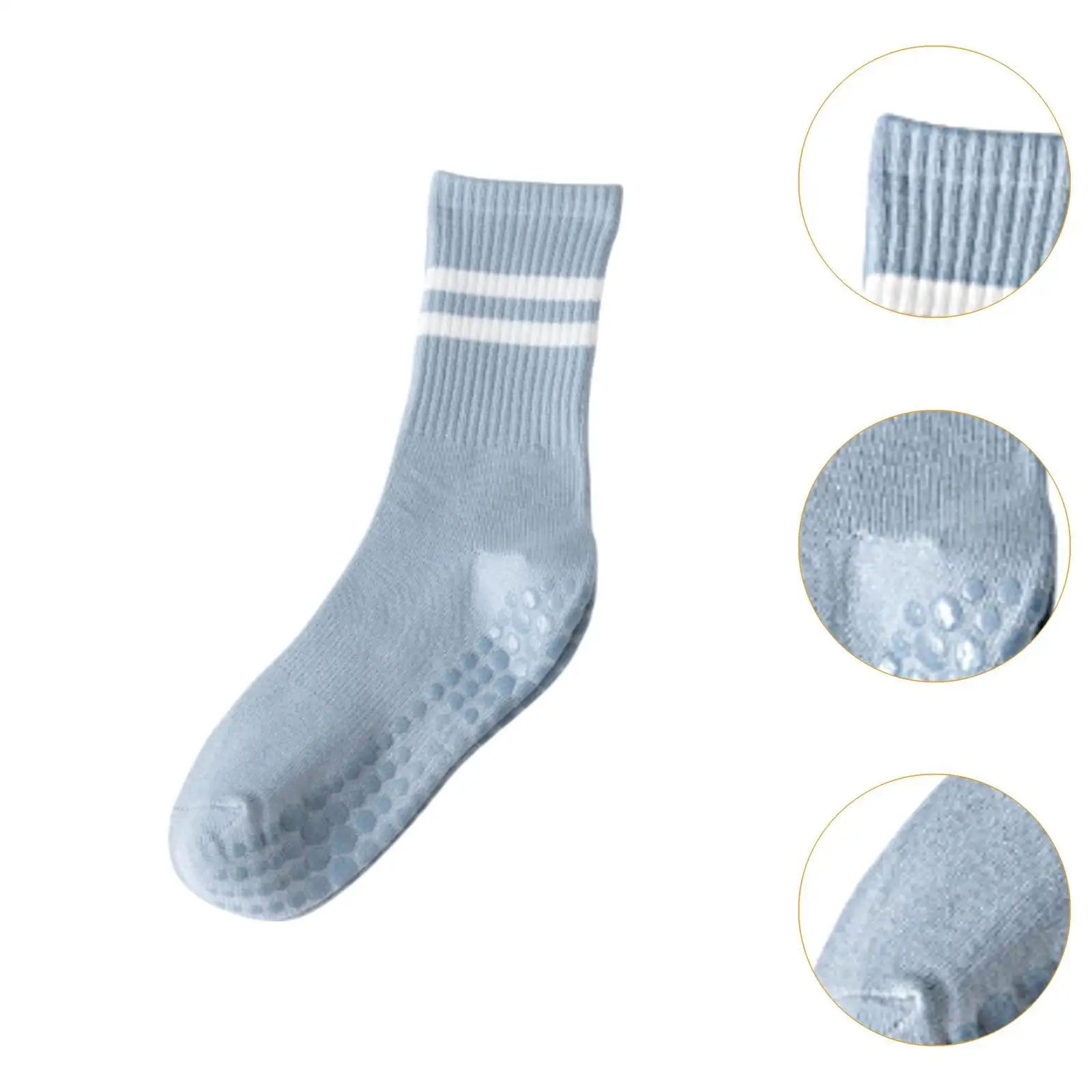 Chaussettes de Yoga, réduction du bruit, douces, portables, respirantes, antidérapantes, chaussettes de sol