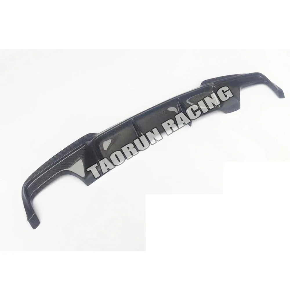 

V Style Carbon Fiber Rear Bumper Diffuser Splitter for BMW F10 Sedan F11 Wagon 520 528 535 550 With M Package 10 - 16