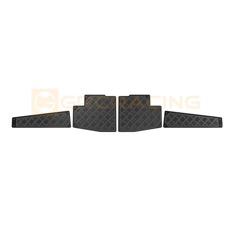 Front and Rear Bumper Decorative Skid Plate for 1/18 RC Crawler Traxxas TRX4M TRX-4M Defender Upgrade Parts