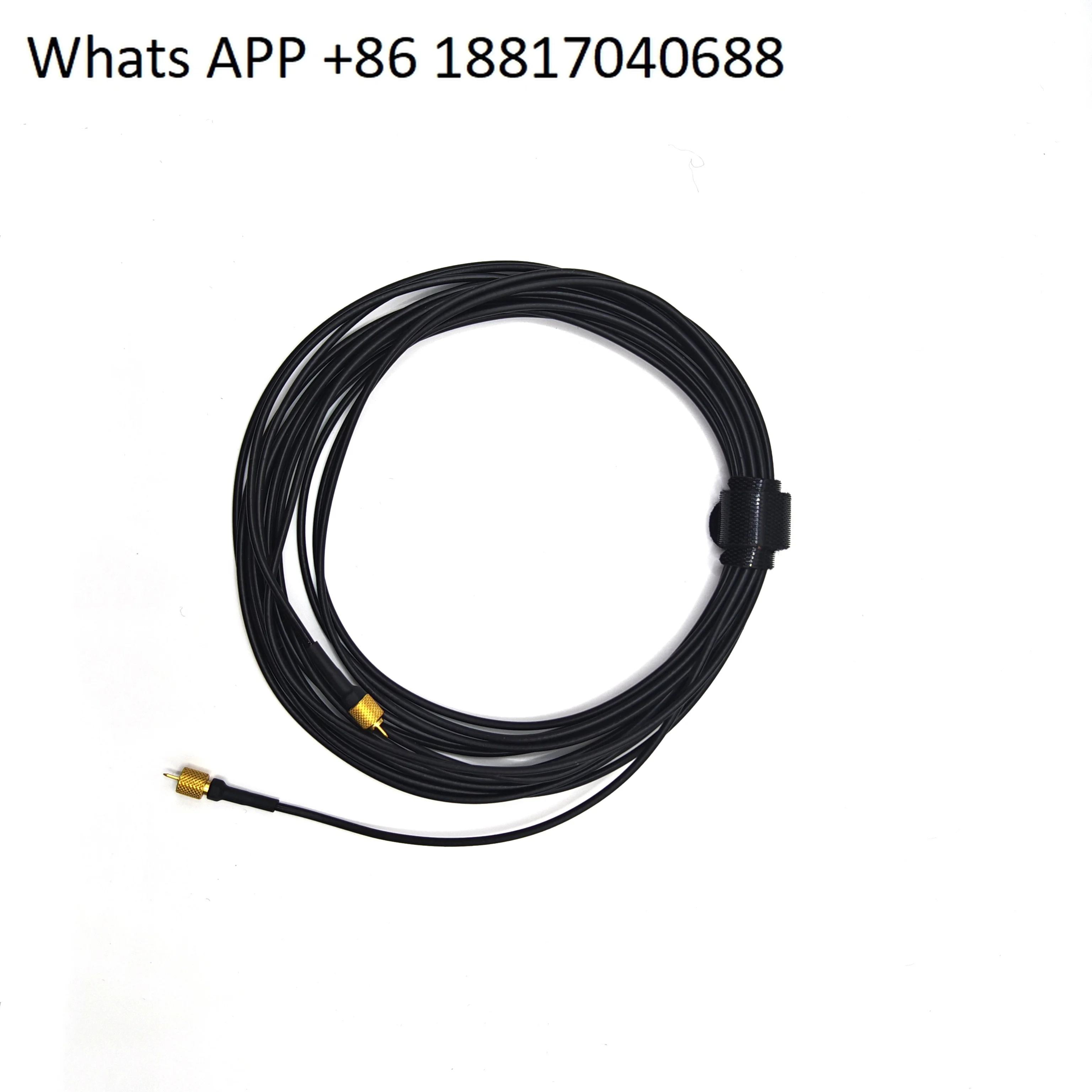 

M5 Male Double Head Copper Gold Plated Charge Type Low Noise Cable Acceleration Sensor Special 10-32 Male/L5