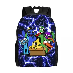 Zaino Rainbowed Cartoon Friends zaini modello Unisex borse da scuola Casual in poliestere zaino firmato College