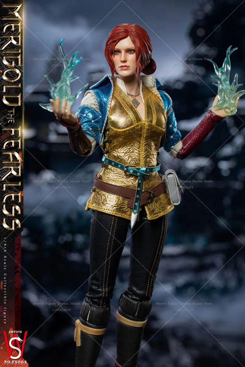 SWTOYS FS064 1/6 skala czarodziej Maribo Triss Merigold Girl Warlock montaż odważny Dreadnaught 12-calowy pełny zestaw figurek